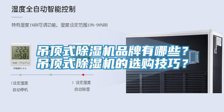 吊頂式榴莲视频官网APP品牌有哪些？吊頂式榴莲视频官网APP的選購技巧？