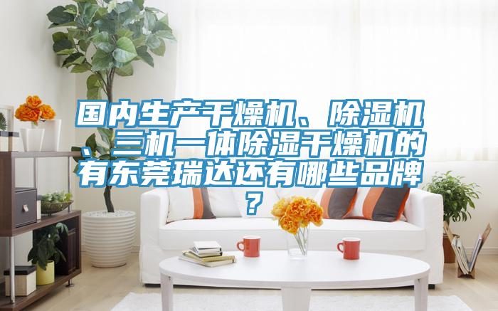 國內生產幹燥機、榴莲视频官网APP、三機一體除濕幹燥機的有東莞瑞達還有哪些品牌？