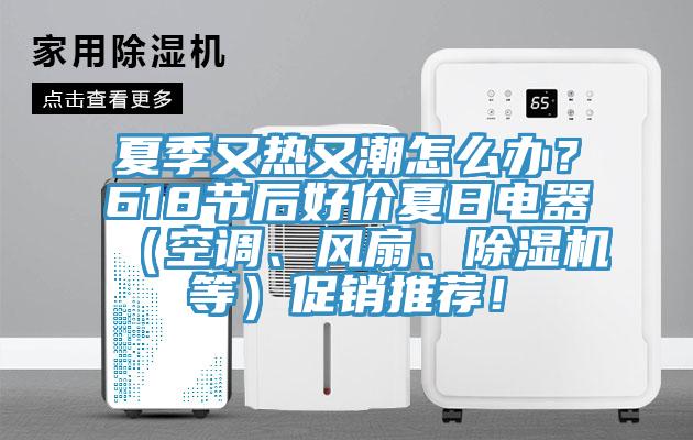 夏季又熱又潮怎麽辦？618節後好價夏日電器（空調、風扇、榴莲视频官网APP等）促銷推薦！