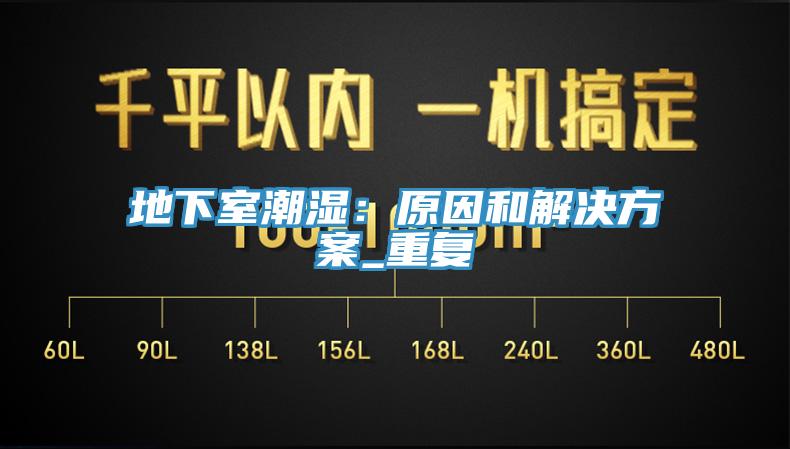 地下室潮濕：原因和解決方案_重複
