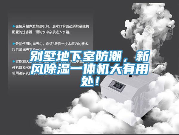 別墅地下室防潮，新風除濕一體機大有用處！