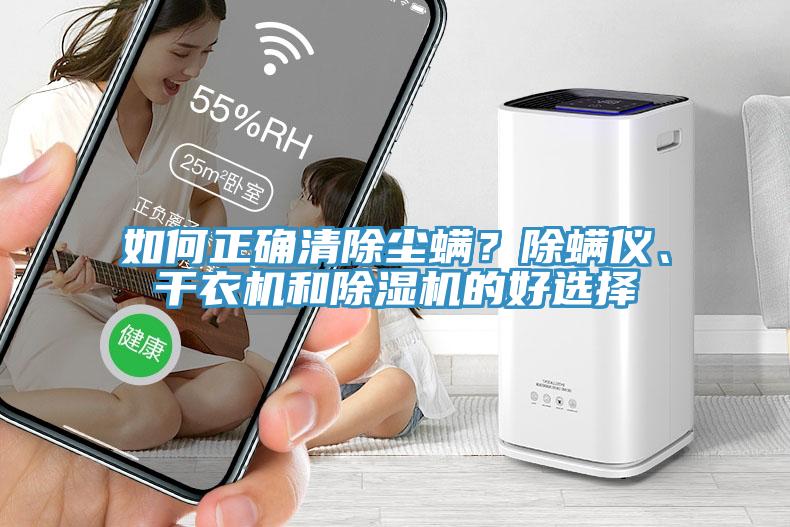 如何正確清除塵蟎？除蟎儀、幹衣機和榴莲视频官网APP的好選擇