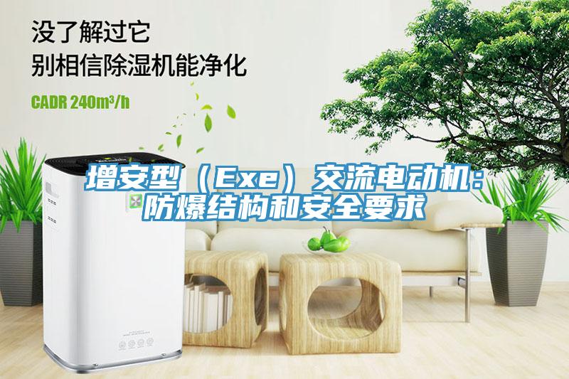 增安型（Exe）交流電動機：防爆結構和安全要求