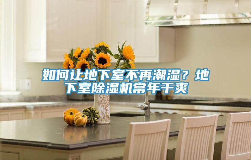 如何讓地下室不再潮濕？地下室榴莲视频官网APP常年幹爽
