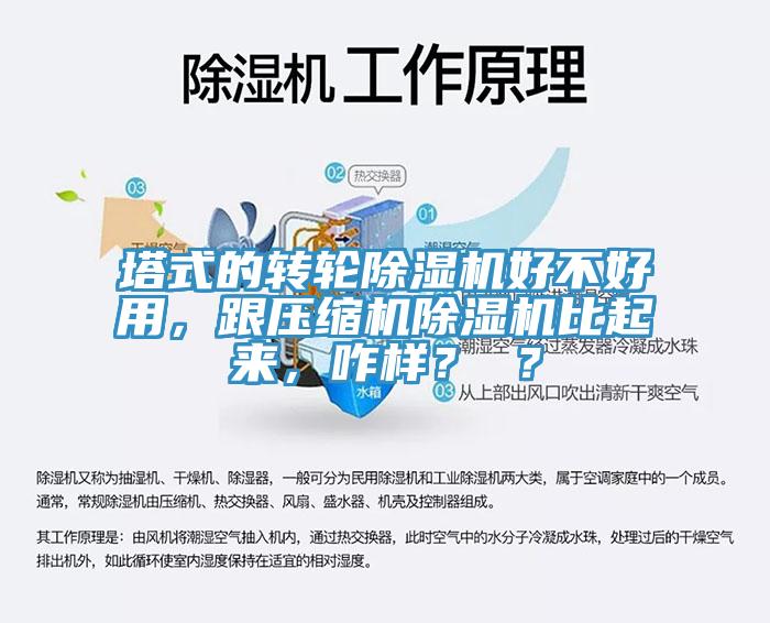 塔式的轉輪榴莲视频官网APP好不好用，跟壓縮機榴莲视频官网APP比起來，咋樣？ ？