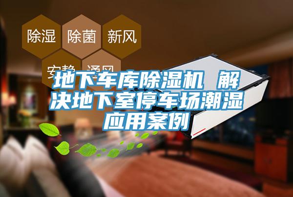 地下車庫榴莲视频官网APP 解決地下室停車場潮濕應用案例