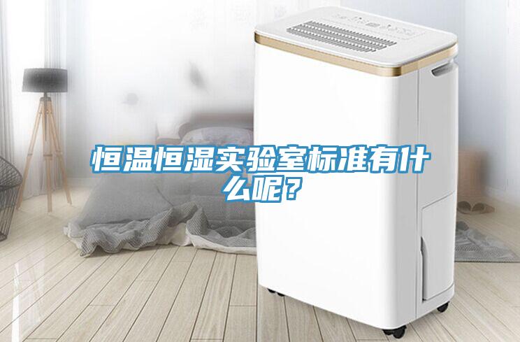 恒溫恒濕實驗室標準有什麽呢？