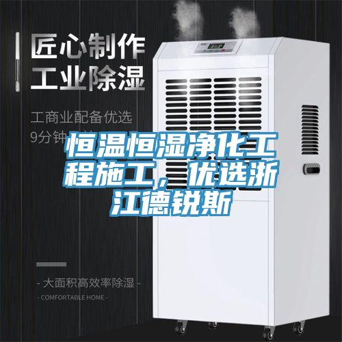 恒溫恒濕淨化工程施工，優選浙江德銳斯