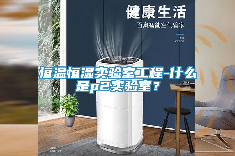 恒溫恒濕實驗室工程-什麽是p2實驗室？