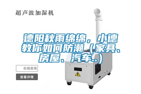 德陽秋雨綿綿，小德教你如何防潮（家具、房屋、汽車..）