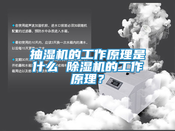 抽濕機的工作原理是什麽 榴莲视频官网APP的工作原理？