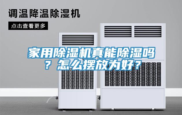 家用榴莲视频官网APP真能除濕嗎？怎麽擺放為好？