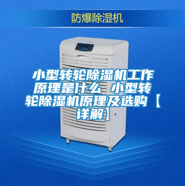 小型轉輪榴莲视频官网APP工作原理是什麽 小型轉輪榴莲视频官网APP原理及選購【詳解】