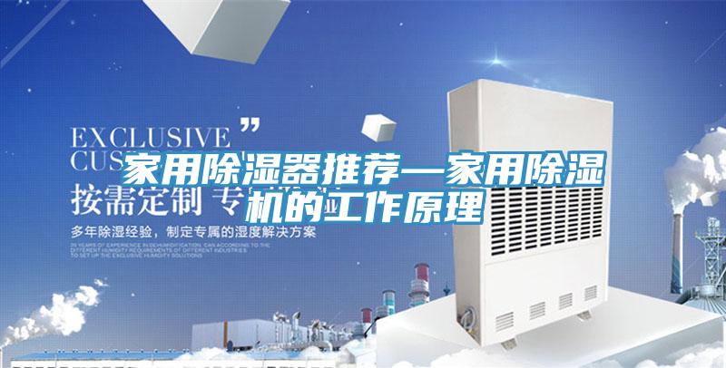 家用除濕器推薦—家用榴莲视频官网APP的工作原理