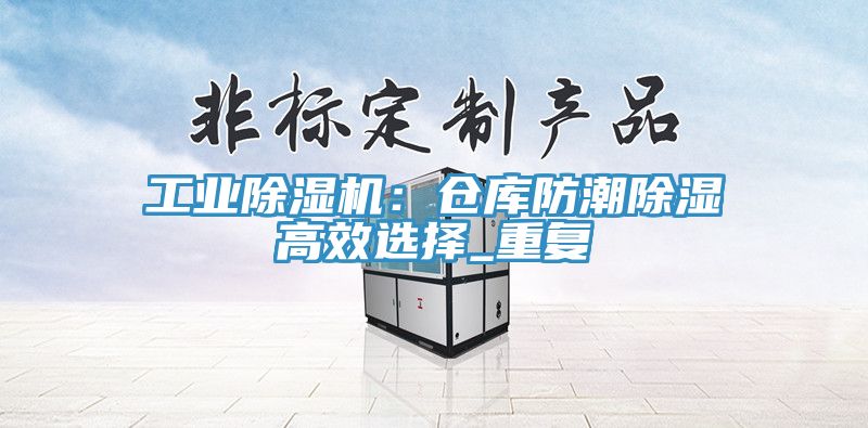 工業榴莲视频官网APP：倉庫防潮除濕高效選擇_重複