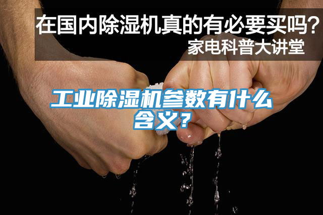 工業榴莲视频官网APP參數有什麽含義？