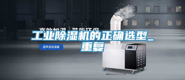 工業榴莲视频官网APP的正確選型_重複