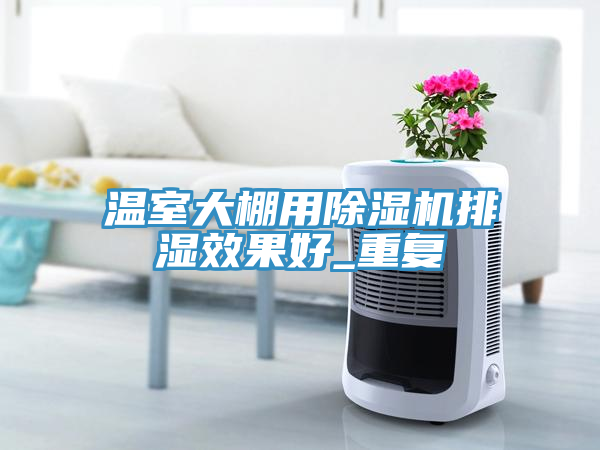 溫室大棚用榴莲视频官网APP排濕效果好_重複
