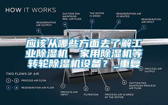 應該從哪些方麵去了解工業榴莲视频官网APP、家用榴莲视频官网APP等轉輪榴莲视频官网APP設備？_重複