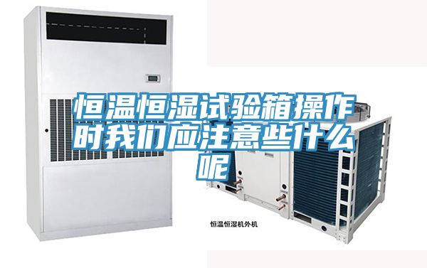 恒溫恒濕試驗箱操作時榴莲网站在线观看應注意些什麽呢