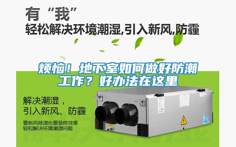 煩惱！地下室如何做好防潮工作？好辦法在這裏