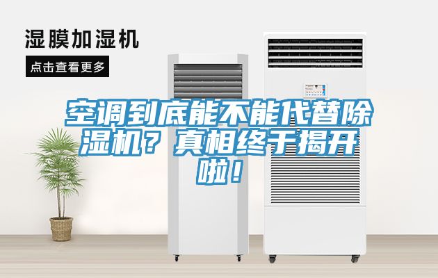空調到底能不能代替榴莲视频官网APP？真相終於揭開啦！