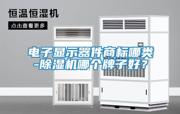 電子顯示器件商標哪類-榴莲视频官网APP哪個牌子好？