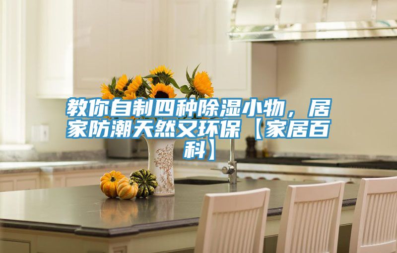 教你自製四種除濕小物，居家防潮天然又環保【家居百科】