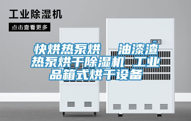 快烘熱泵烘  油漆渣熱泵烘幹榴莲视频官网APP 工業品箱式烘幹設備
