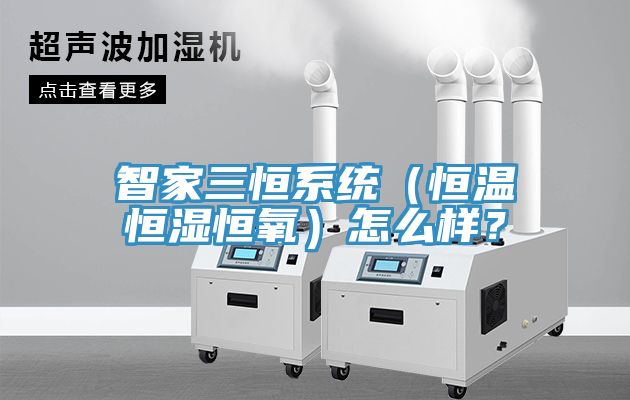智家三恒係統（恒溫恒濕恒氧）怎麽樣？