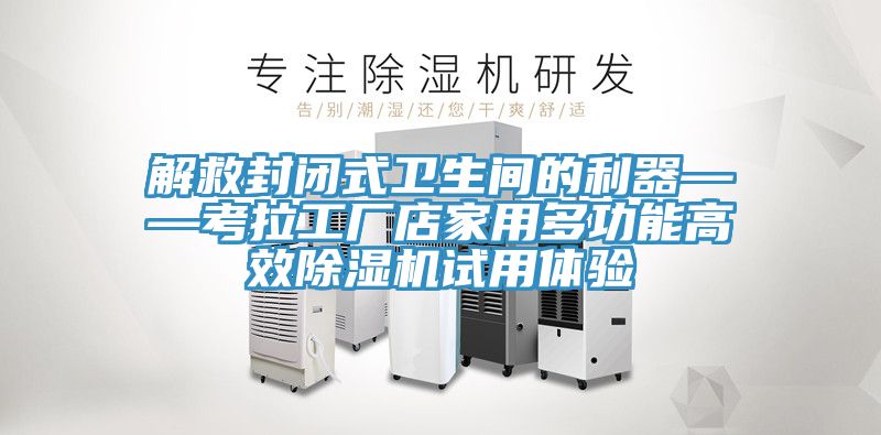 解救封閉式衛生間的利器——考拉工廠店家用多功能高效榴莲视频官网APP試用體驗