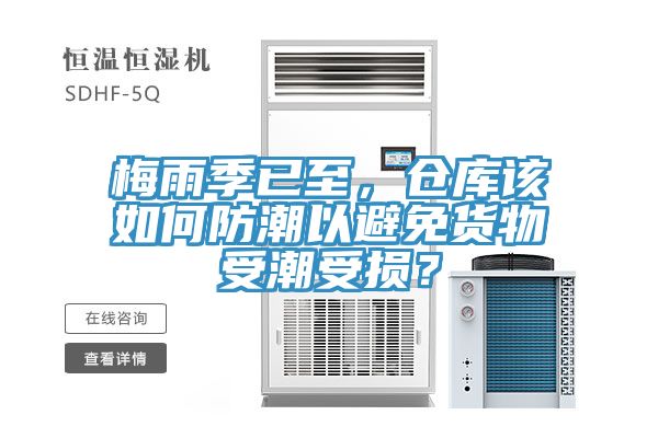 梅雨季已至，倉庫該如何防潮以避免貨物受潮受損？