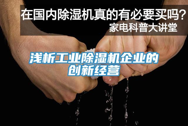 淺析工業榴莲视频官网APP企業的創新經營