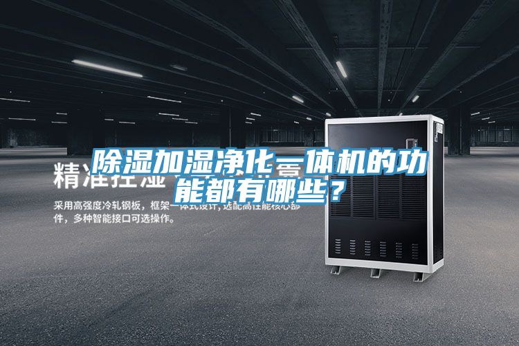 除濕加濕淨化一體機的功能都有哪些？