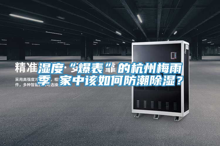 濕度“爆表”的杭州梅雨季 家中該如何防潮除濕？