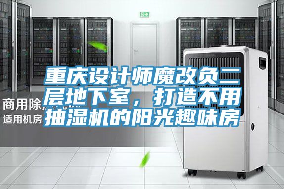 重慶設計師魔改負二層地下室，打造不用抽濕機的陽光趣味房