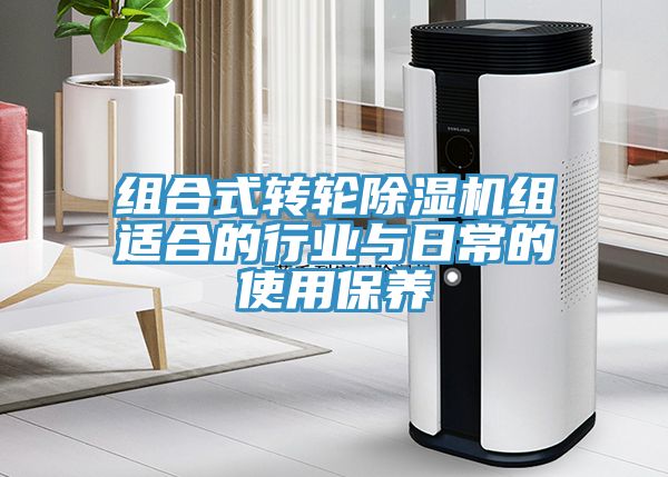 組合式轉輪榴莲视频官网APP組適合的行業與日常的使用保養