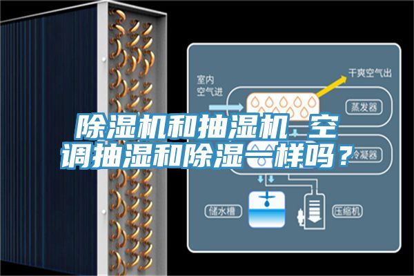 榴莲视频官网APP和抽濕機 空調抽濕和除濕一樣嗎？