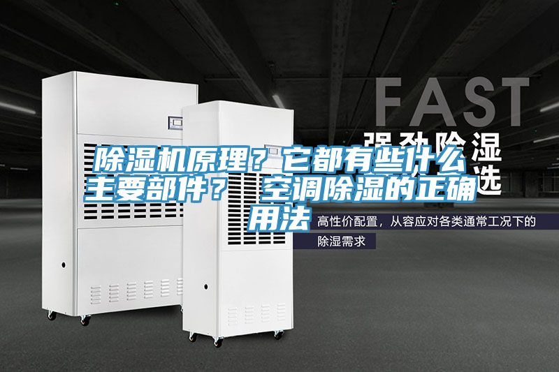 榴莲视频官网APP原理？它都有些什麽主要部件？ 空調除濕的正確用法