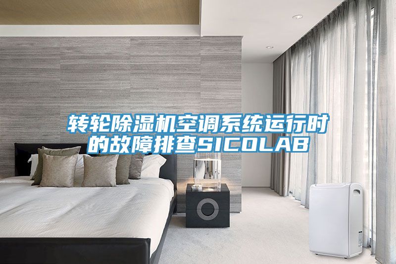 轉輪榴莲视频官网APP空調係統運行時的故障排查SICOLAB