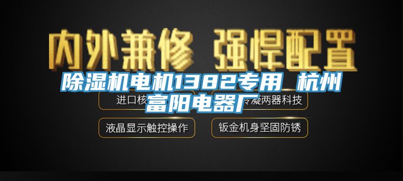 榴莲视频官网APP電機1382專用 杭州富陽電器廠